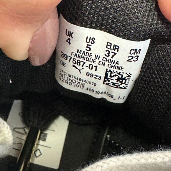 Puma Fenty Creeper Phatty Youth 5/Women's 6.5 Corduroy Black Casual Shoes - Picture 8 of 8